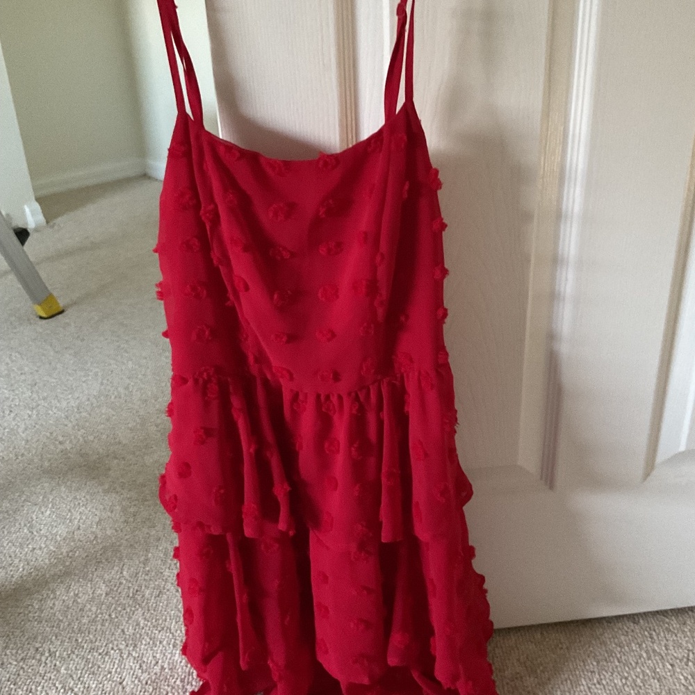 Red Polka Dot Mini Dress